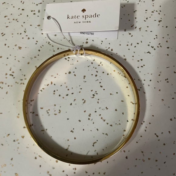 kate spade Gold Minimalist Bangle Bracelet - Picture 3 of 3